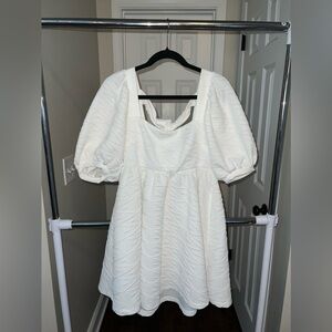 Free People Puff Sleeve Mini Dress